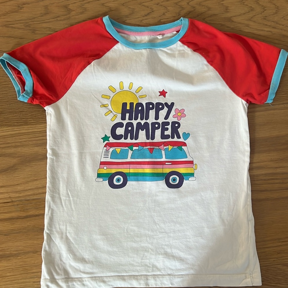 Boden girls “Happy Camper” t-shirt